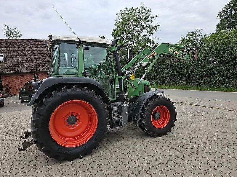 Traktor Türe ait Fendt 411 Vario mit Frontlader und Frontzapfwelle, Gebrauchtmaschine içinde Honigsee (resim 8)