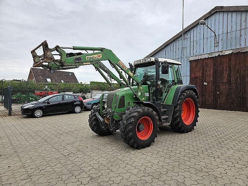 Traktor Türe ait Fendt 411 Vario mit Frontlader und Frontzapfwelle, Gebrauchtmaschine içinde Honigsee (resim 1)