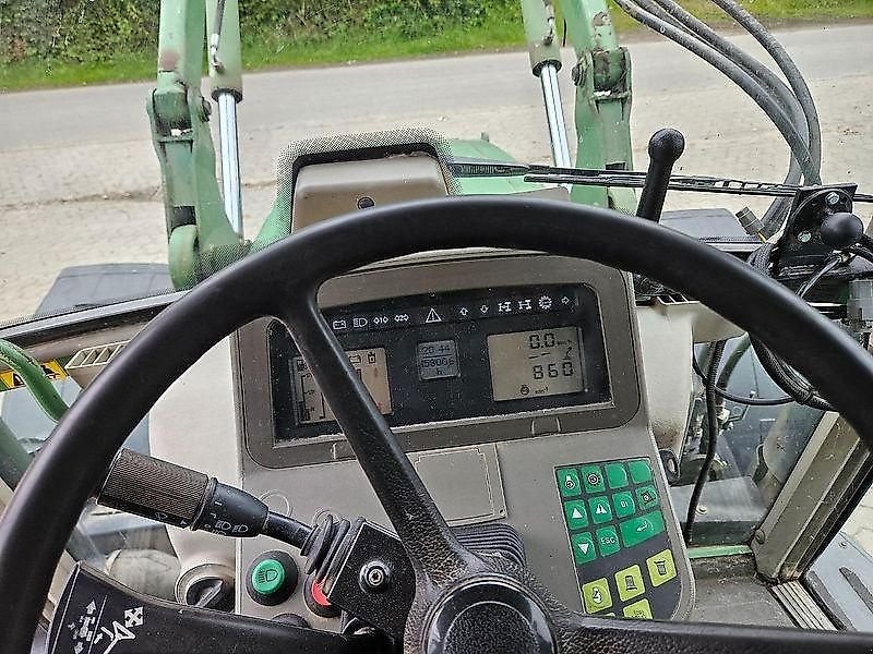 Traktor Türe ait Fendt 411 Vario mit Frontlader und Frontzapfwelle, Gebrauchtmaschine içinde Honigsee (resim 18)