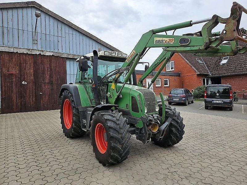 Traktor Türe ait Fendt 411 Vario mit Frontlader und Frontzapfwelle, Gebrauchtmaschine içinde Honigsee (resim 11)