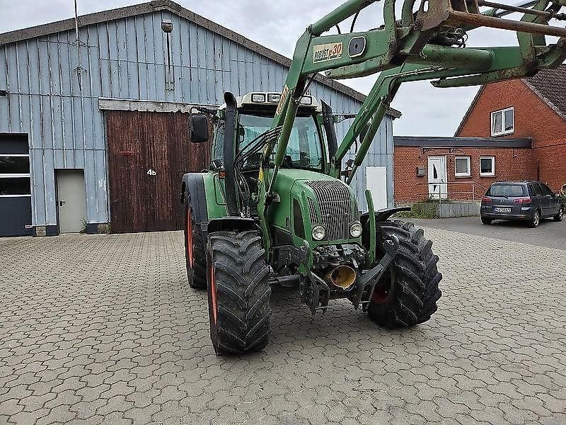 Traktor Türe ait Fendt 411 Vario mit Frontlader und Frontzapfwelle, Gebrauchtmaschine içinde Honigsee (resim 12)