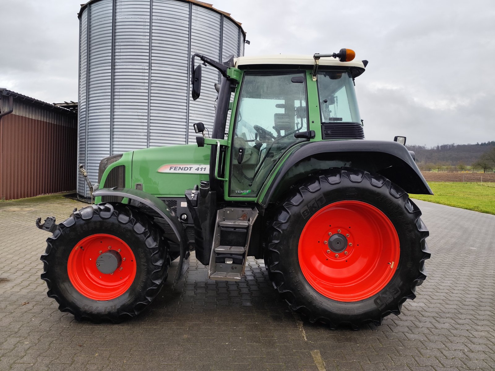 Traktor typu Fendt 411 Vario, Gebrauchtmaschine w Rockenberg (Zdjęcie 1)