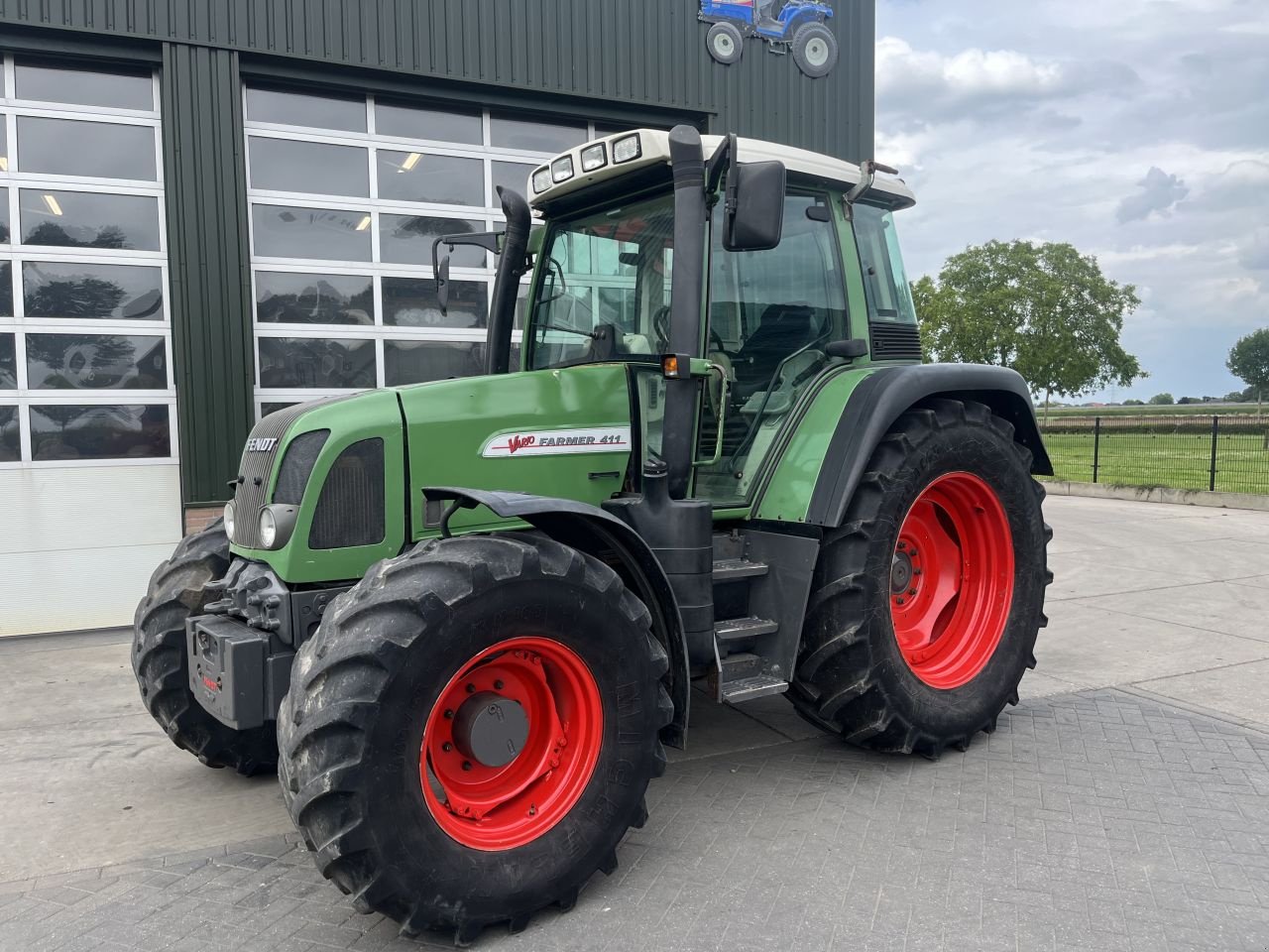 Traktor tipa Fendt 411, Gebrauchtmaschine u Wadenoijen (Slika 1)