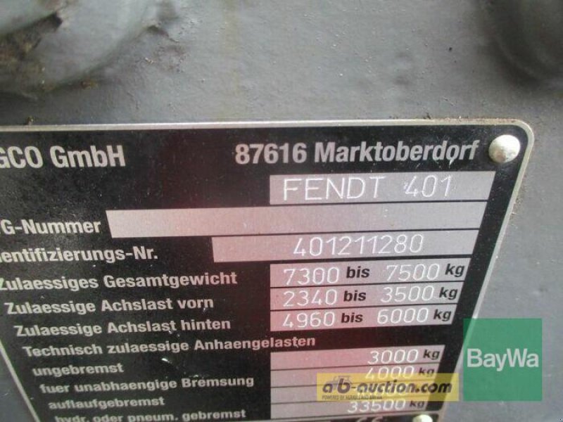 Traktor Türe ait Fendt 412 VARIO     # 793, Gebrauchtmaschine içinde Schönau (resim 13)