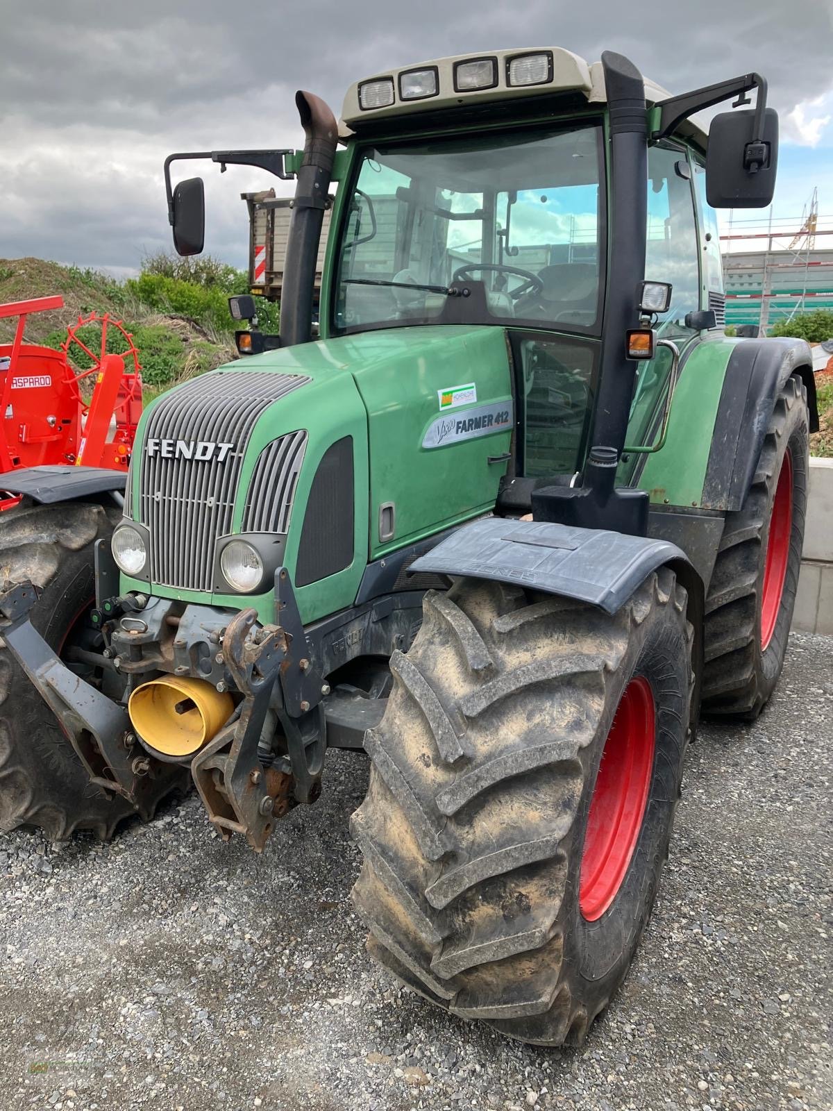 Traktor Türe ait Fendt 412  Vario, Gebrauchtmaschine içinde Waldenburg (resim 3)