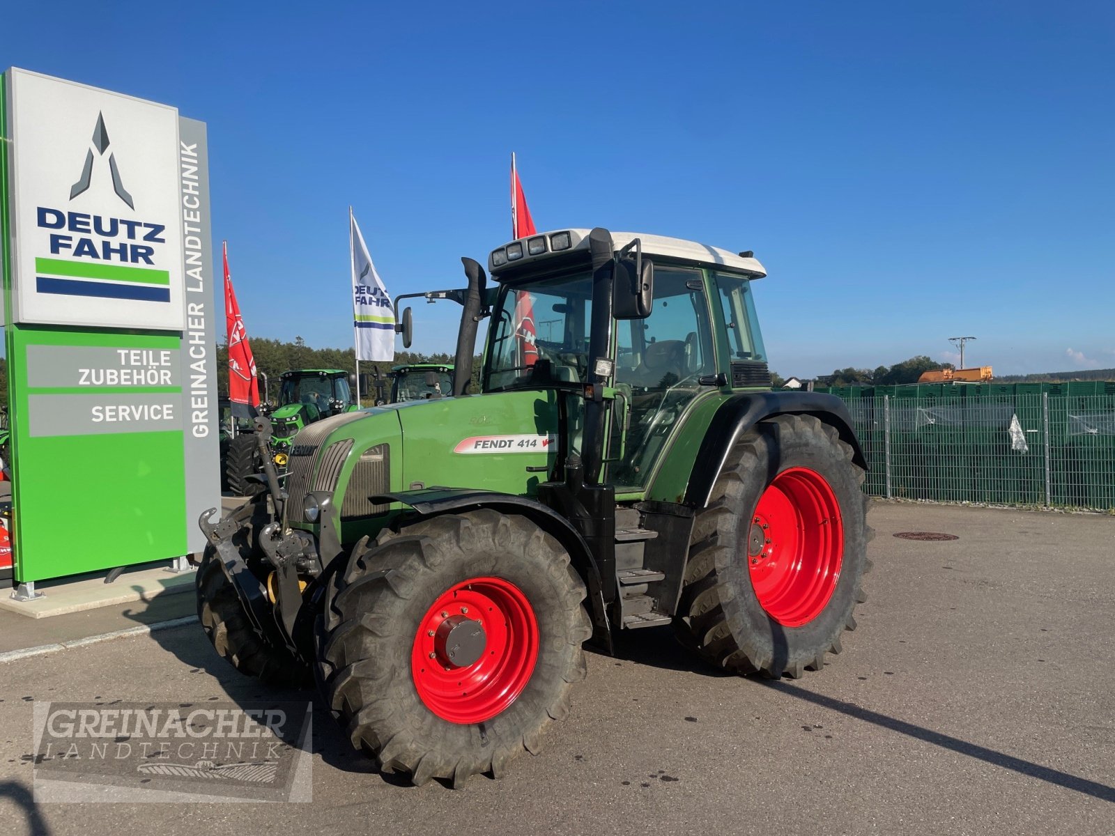 Traktor Türe ait Fendt 412  Vario, Gebrauchtmaschine içinde Pfullendorf (resim 1)