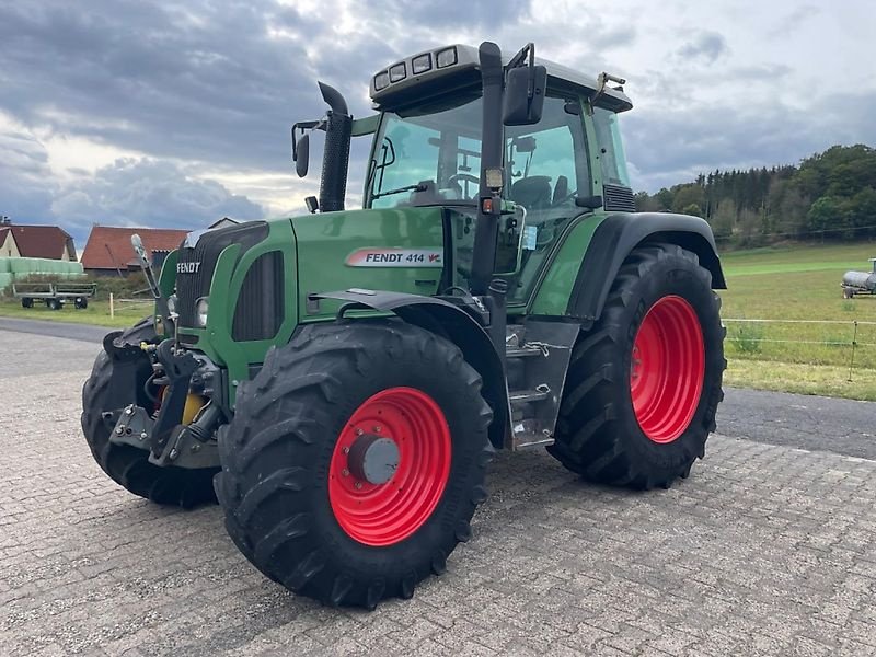 Traktor Türe ait Fendt 414 Vario TMS (wie 415), Gebrauchtmaschine içinde Steinau  (resim 9)