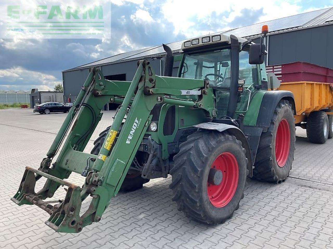 Traktor tipa Fendt 415 + frontlader, Gebrauchtmaschine u gg VEGHEL (Slika 1)