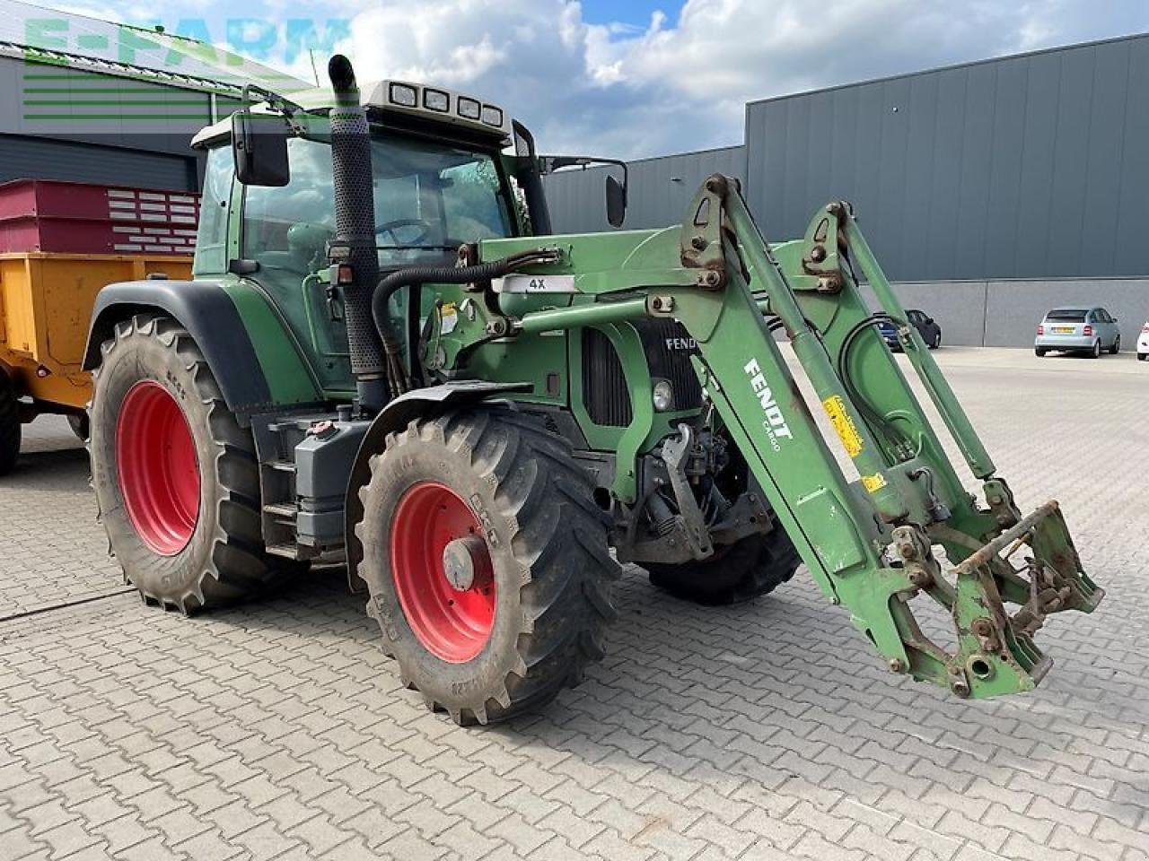 Traktor a típus Fendt 415 + frontlader, Gebrauchtmaschine ekkor: gg VEGHEL (Kép 4)