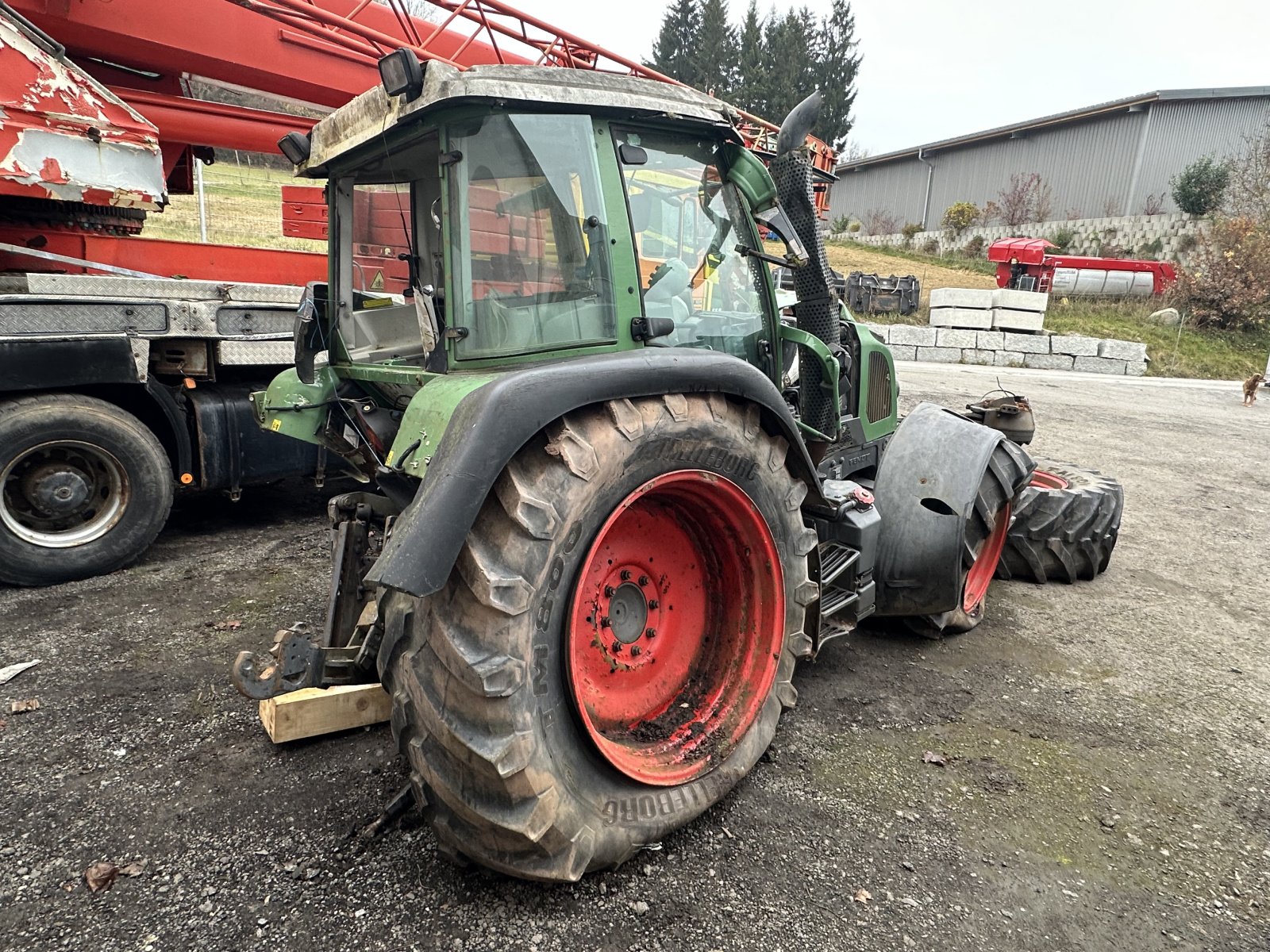 Traktor Türe ait Fendt 415 Vario Unfall, Gebrauchtmaschine içinde Neureichenau (resim 3)