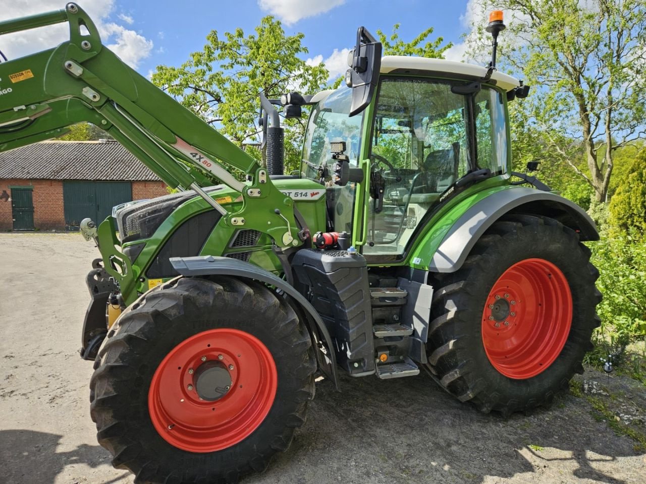 Traktor del tipo Fendt 514 1900h Cargo frontlader 516, Gebrauchtmaschine en Bergen op Zoom (Imagen 2)