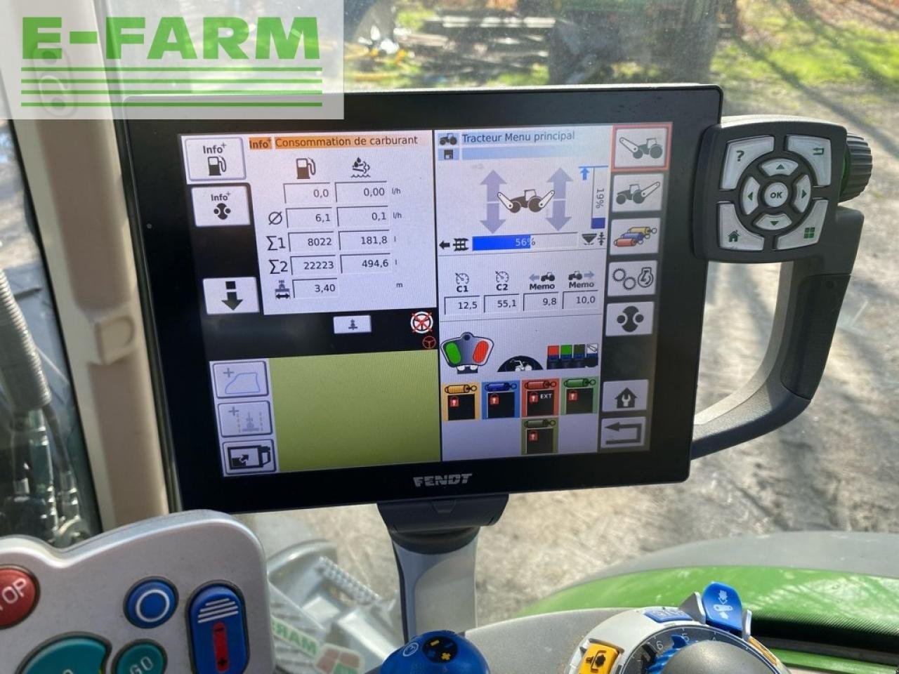 Traktor typu Fendt 514 vario profi + . autoguidage (destockage), Gebrauchtmaschine w Ytrac (Zdjęcie 10)