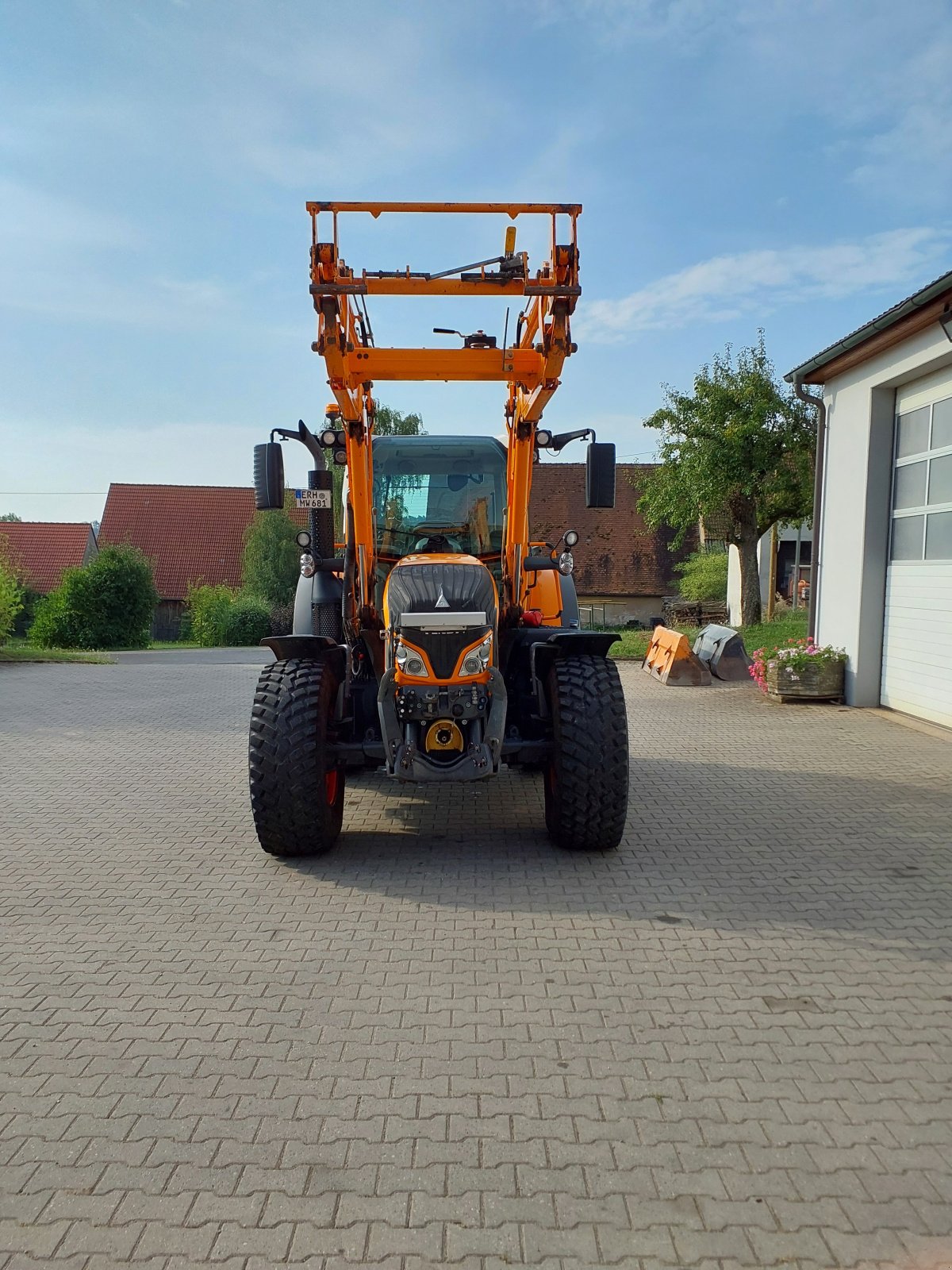 Traktor van het type Fendt 514 Vario Profi, Gebrauchtmaschine in Wachenroth (Foto 3)