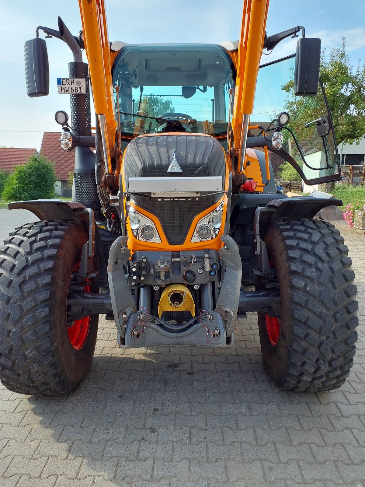 Traktor van het type Fendt 514 Vario Profi, Gebrauchtmaschine in Wachenroth (Foto 8)