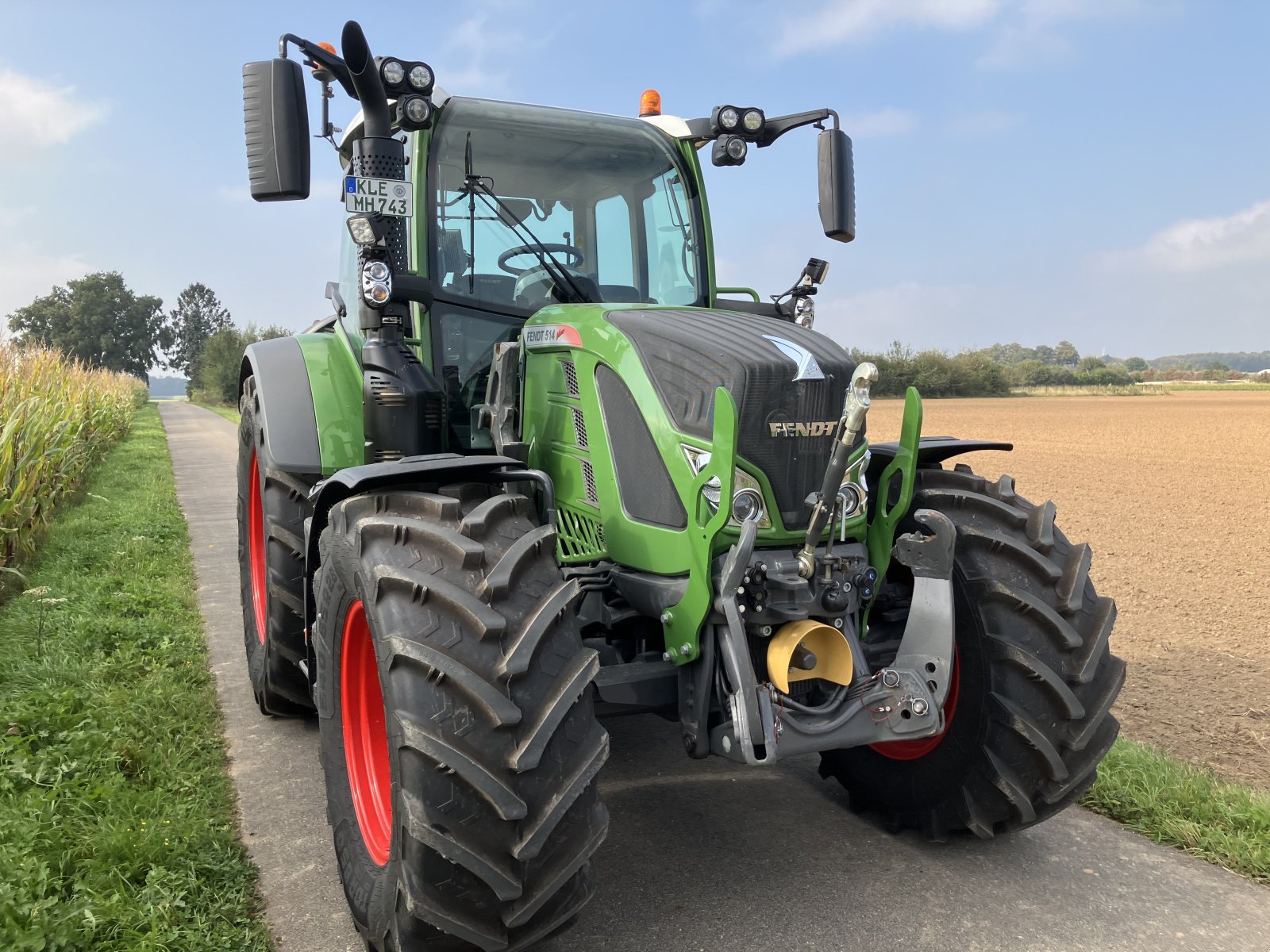 Traktor del tipo Fendt 514 Vario ProfiPlus, Gebrauchtmaschine In Kerken (Immagine 9)