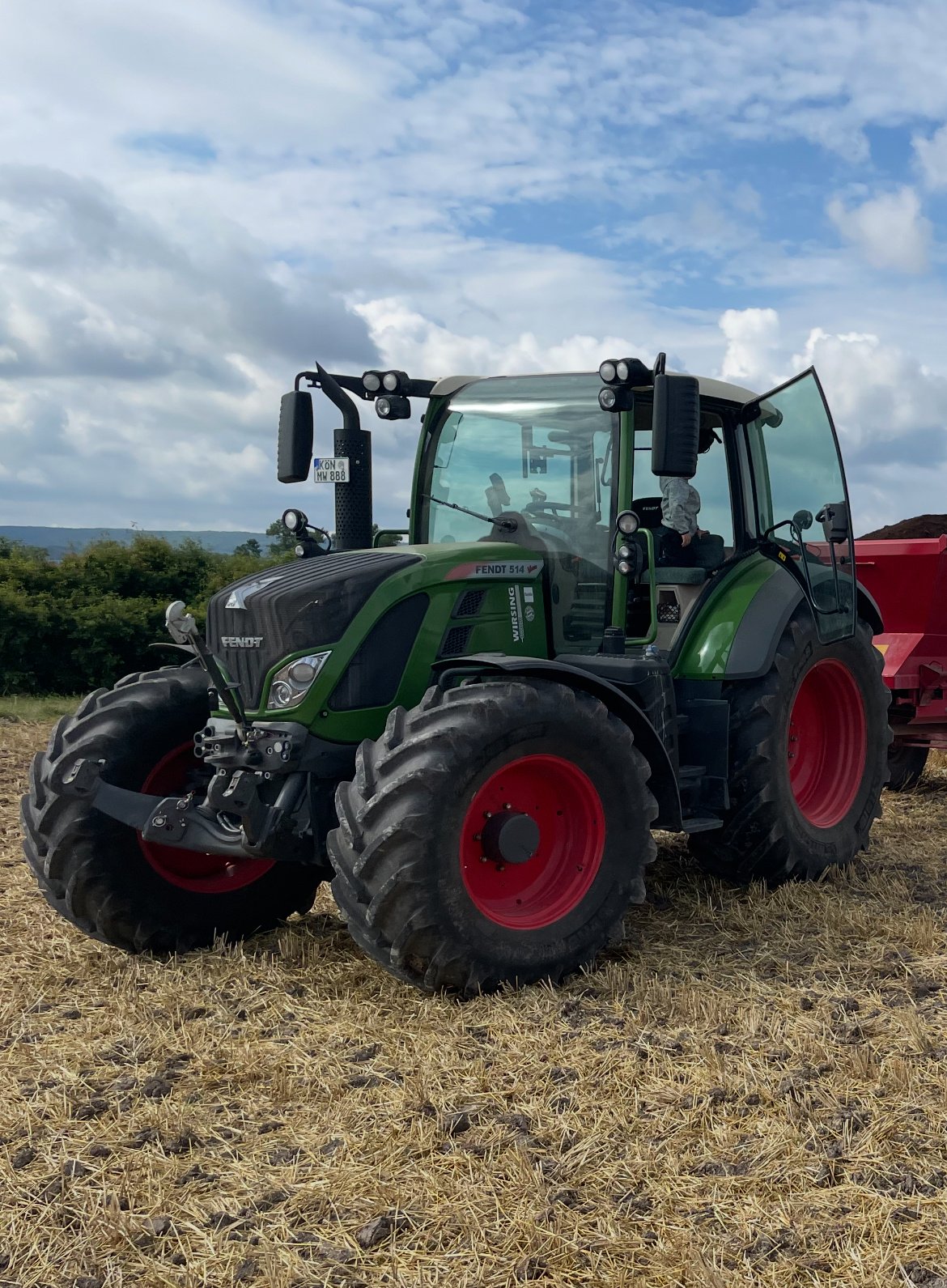 Traktor Türe ait Fendt 514 Vario, Gebrauchtmaschine içinde Bad Königshofen (resim 2)