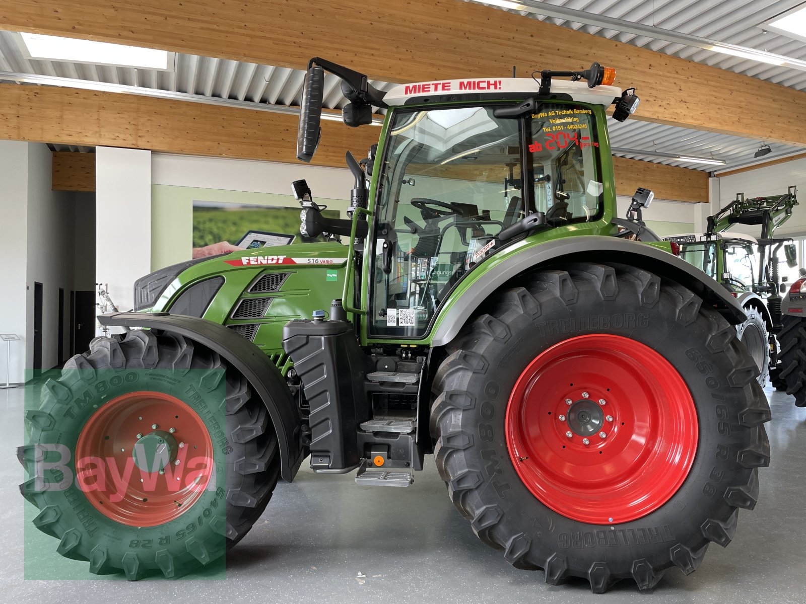 Traktor tip Fendt 516 Gen3 Profi Plus 2 *Miete ab 204€/Tag*, Mietmaschine in Bamberg (Poză 2)