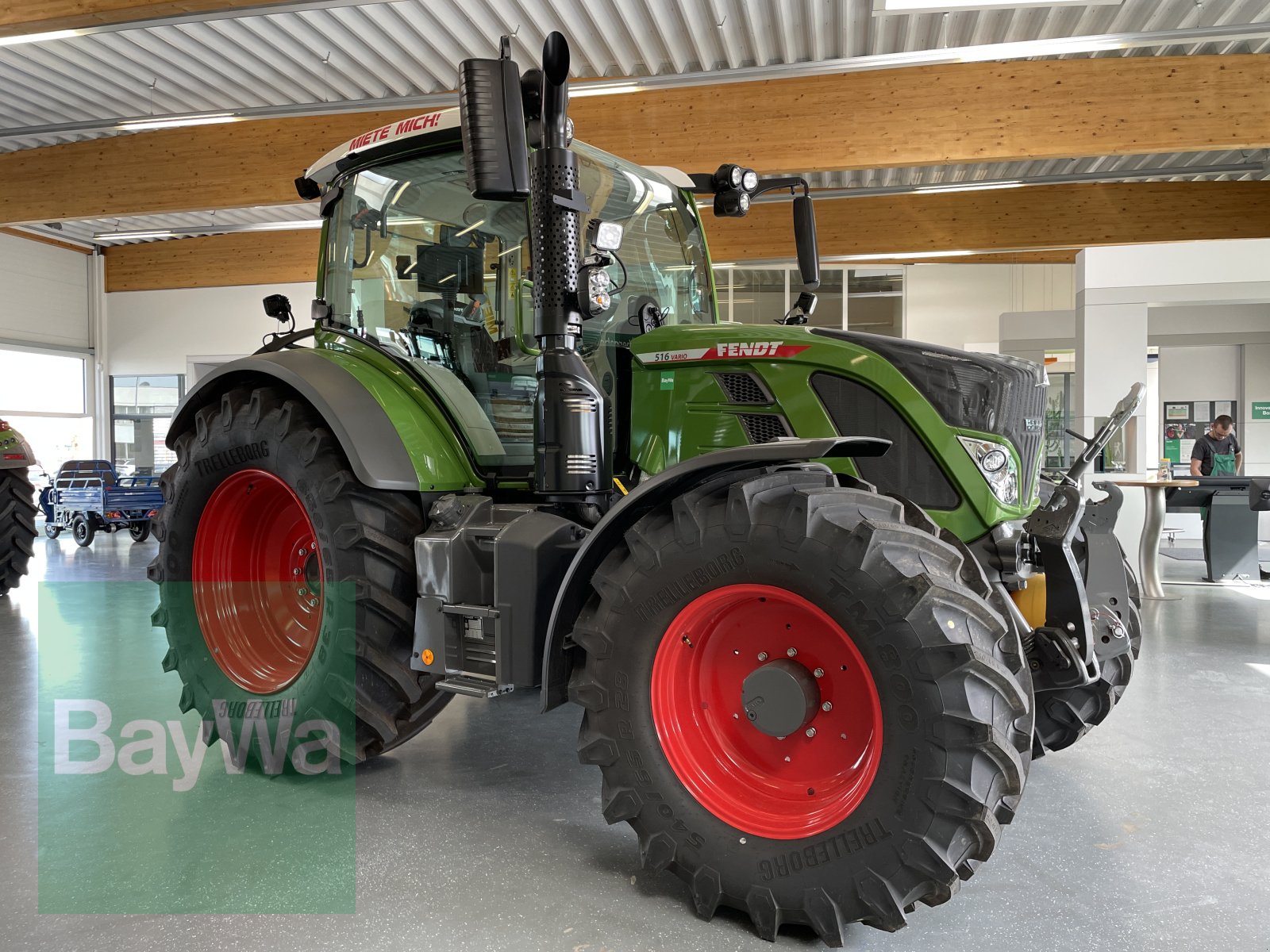 Traktor Türe ait Fendt 516 Gen3 Profi Plus 2 *Miete ab 204€/Tag*, Mietmaschine içinde Bamberg (resim 7)