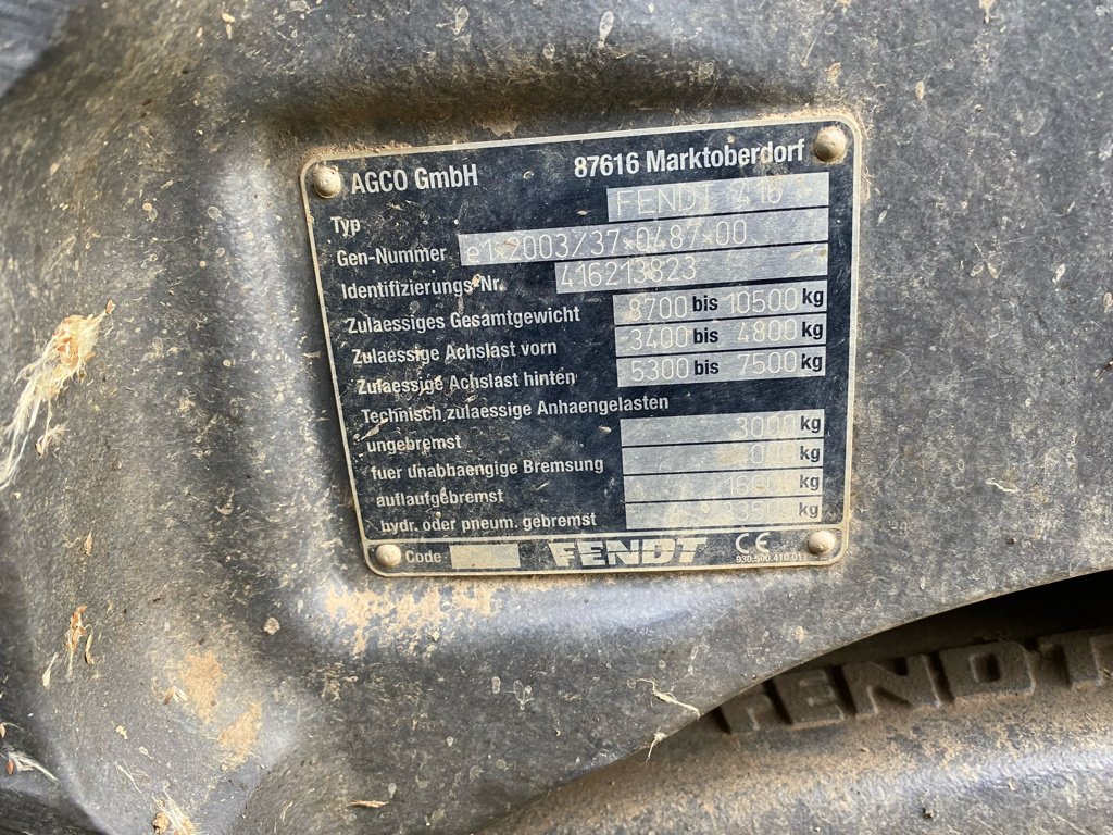 Traktor des Typs Fendt 516 VARIO PROFI, Gebrauchtmaschine in UZERCHE (Bild 10)