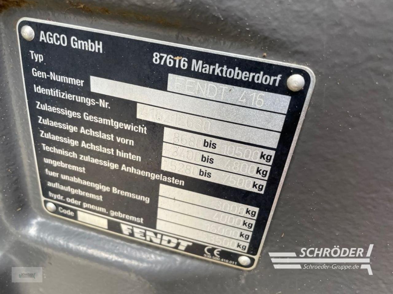 Traktor tip Fendt 516 VARIO SCR PROFI, Gebrauchtmaschine in Westerstede (Poză 11)