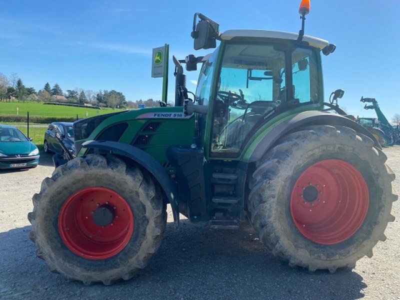 Traktor Türe ait Fendt 516, Gebrauchtmaschine içinde LE PONT CHRETIEN (resim 3)