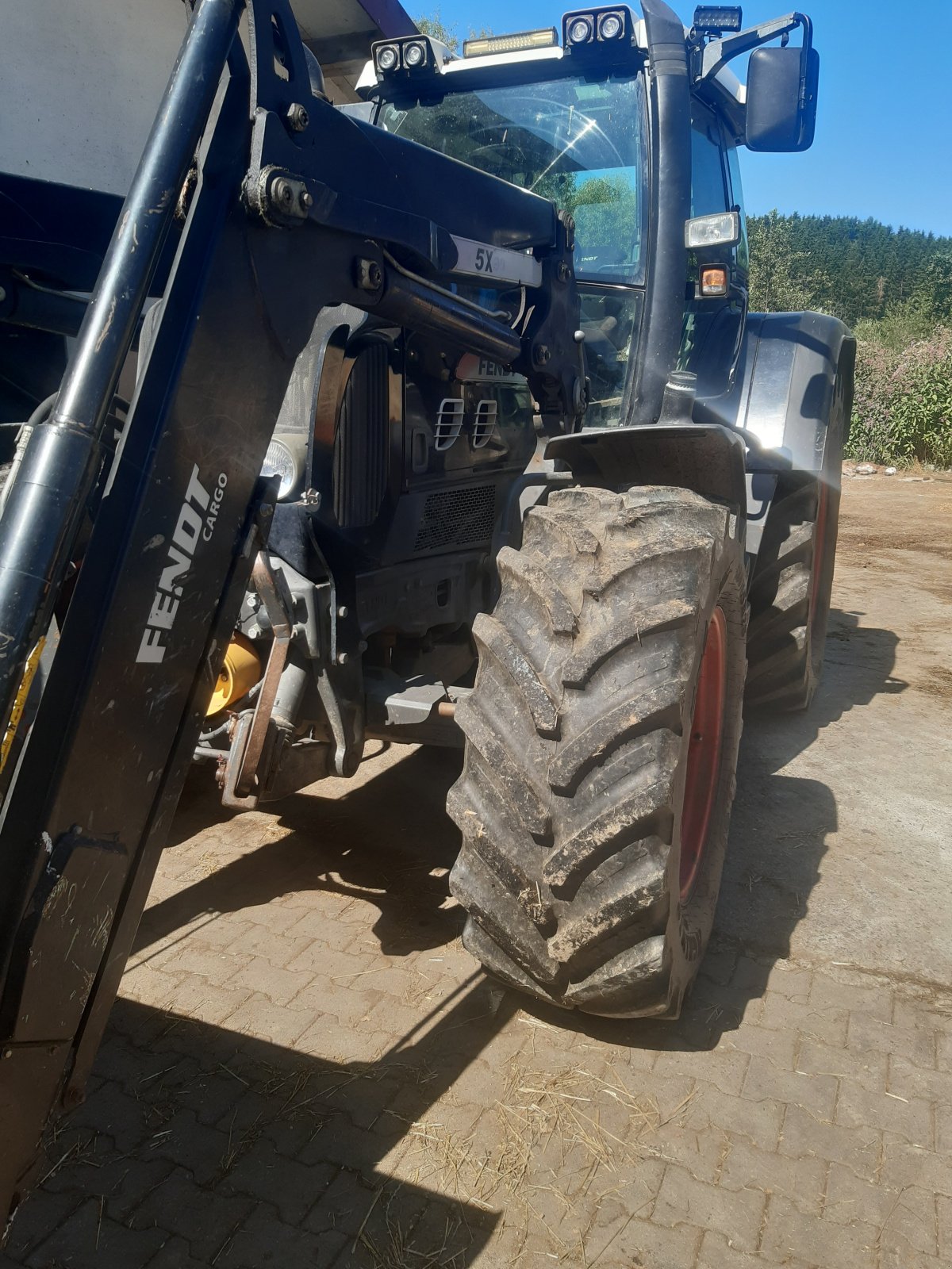 Traktor van het type Fendt 712 Vario, Gebrauchtmaschine in ziemetshausen (Foto 8)