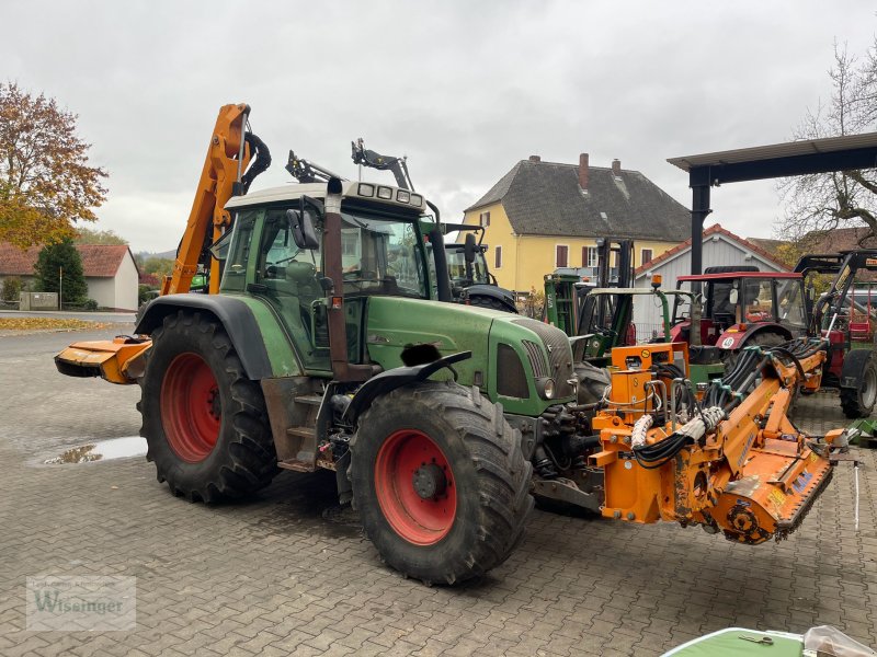 Traktor van het type Fendt 714 Vario mit Mulcher, Gebrauchtmaschine in Thalmässing