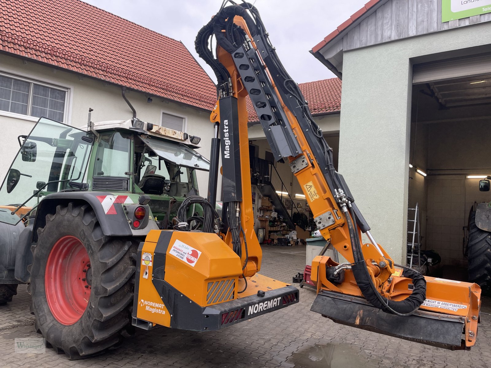 Traktor van het type Fendt 714 Vario mit Mulcher, Gebrauchtmaschine in Thalmässing (Foto 20)