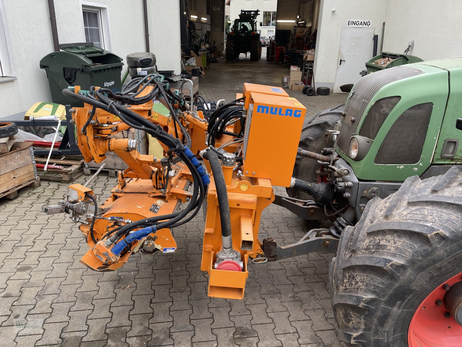 Traktor del tipo Fendt 714 Vario mit Mulcher, Gebrauchtmaschine In Thalmässing (Immagine 21)