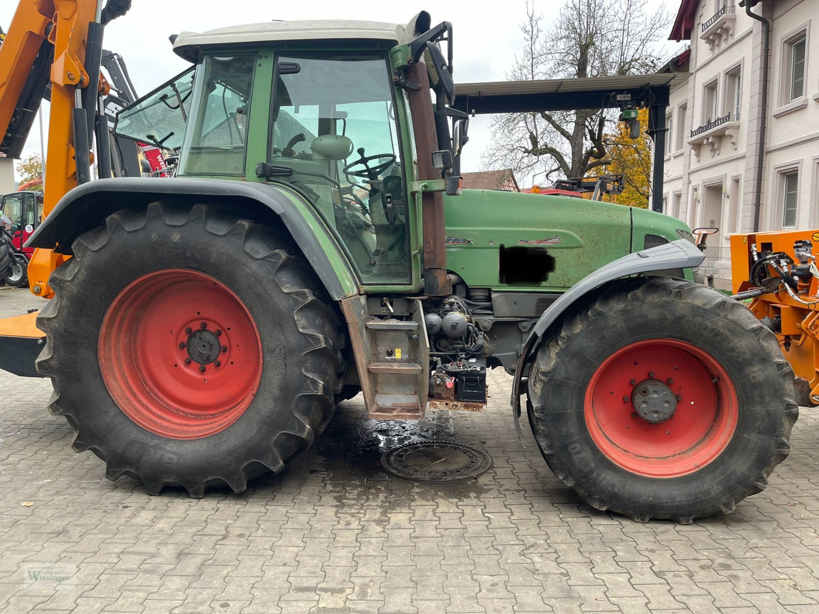 Traktor van het type Fendt 714 Vario mit Mulcher, Gebrauchtmaschine in Thalmässing (Foto 23)