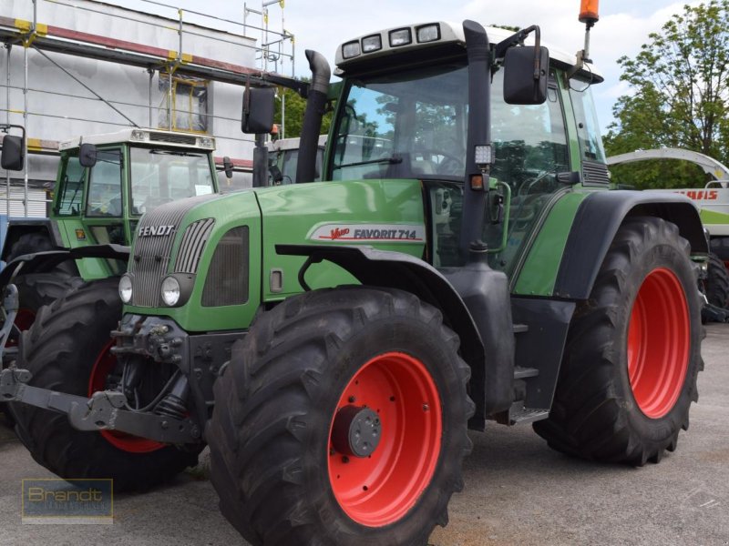 Traktor Türe ait Fendt 714 Vario, Gebrauchtmaschine içinde Oyten (resim 1)