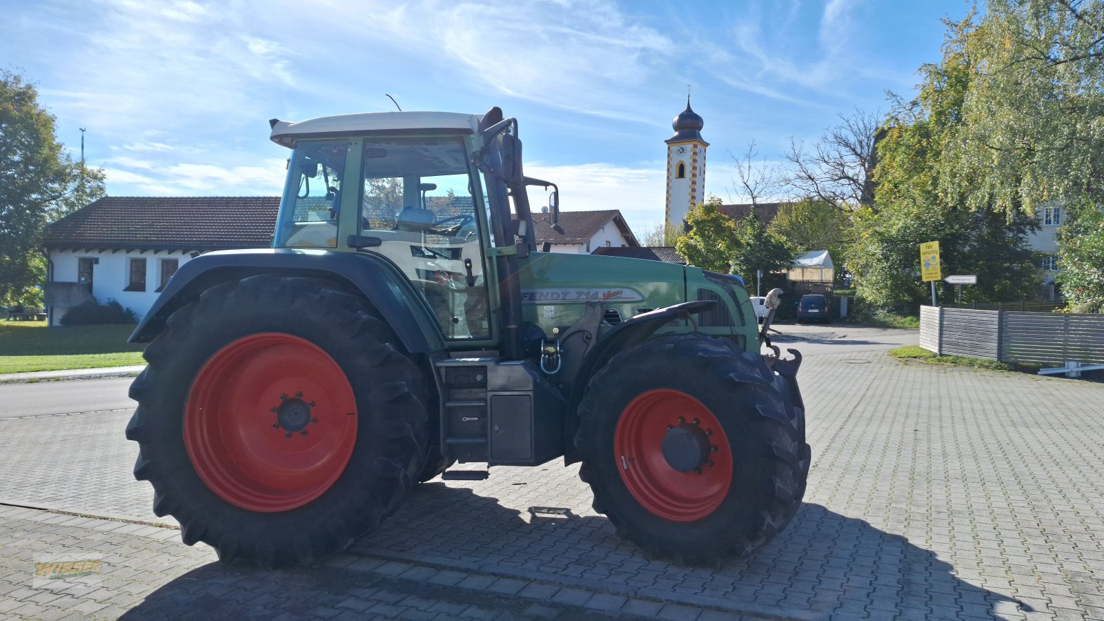 Traktor Türe ait Fendt 714 Vario, Gebrauchtmaschine içinde Frauenneuharting (resim 8)