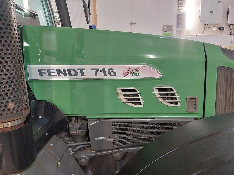 Traktor Türe ait Fendt 716 Vario TMS COM3, Gebrauchtmaschine içinde Tirschenreuth (resim 14)