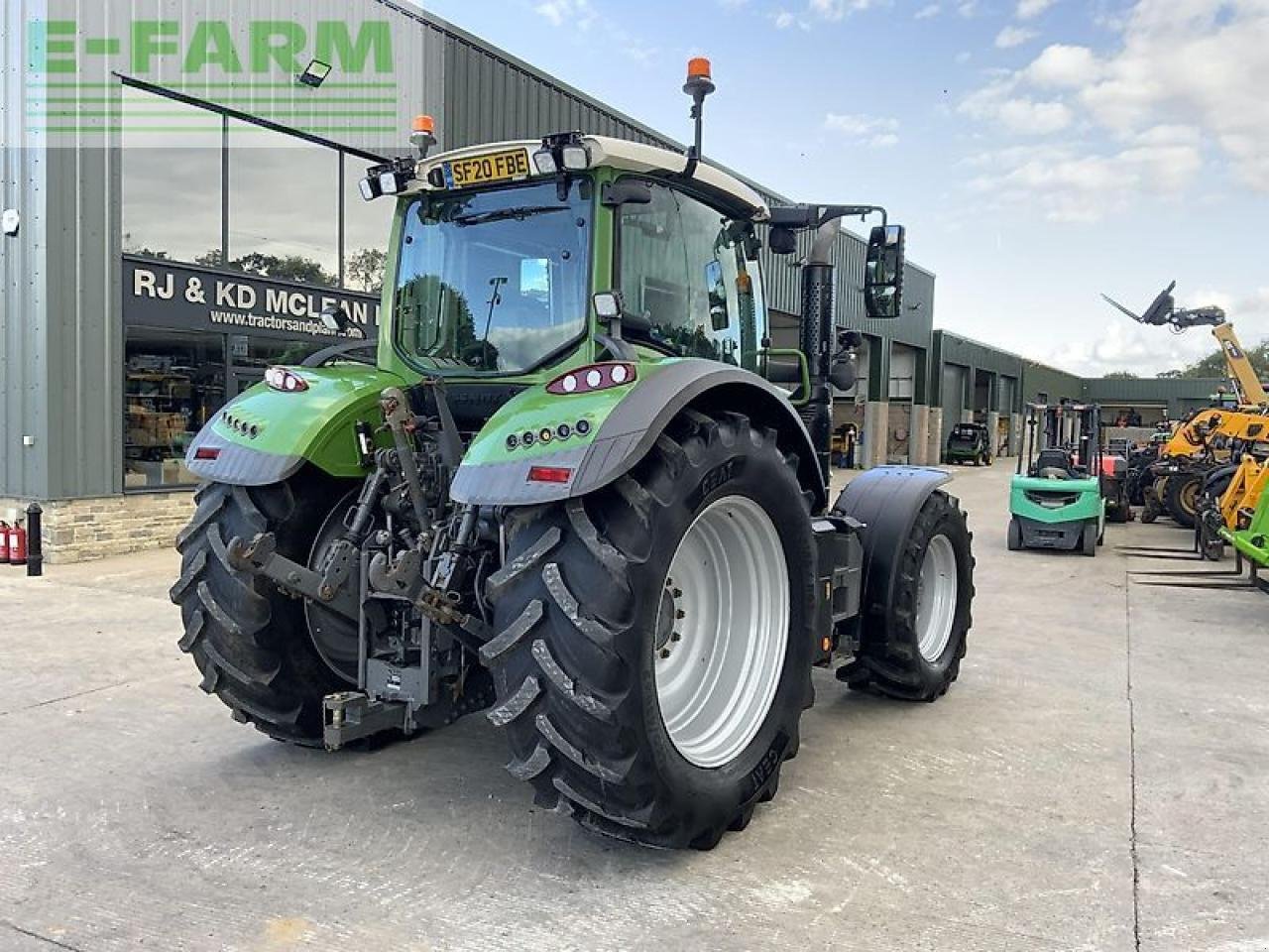 Traktor Türe ait Fendt 718 profi plus tractor (st21170), Gebrauchtmaschine içinde SHAFTESBURY (resim 13)