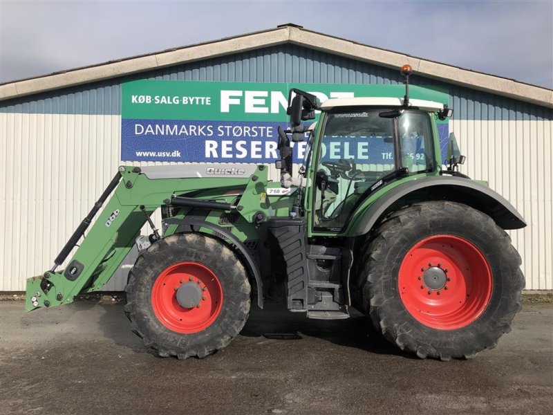 Traktor za tip Fendt 718 Vario SCR Profi Med Ålø Q66 Frontlæsser, Gebrauchtmaschine u Rødekro