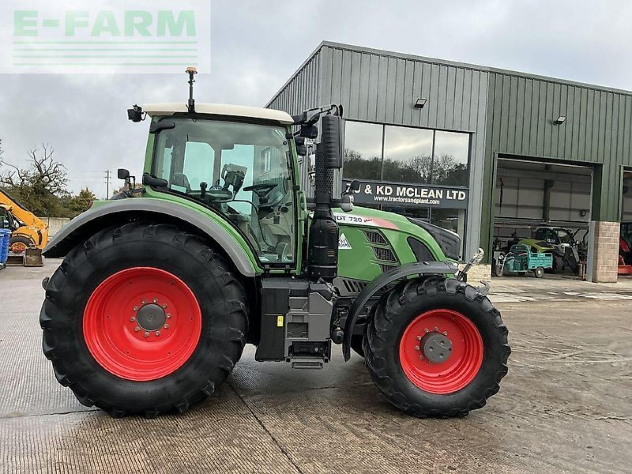 Traktor Türe ait Fendt 720 profi plus tractor (st20525), Gebrauchtmaschine içinde SHAFTESBURY (resim 10)