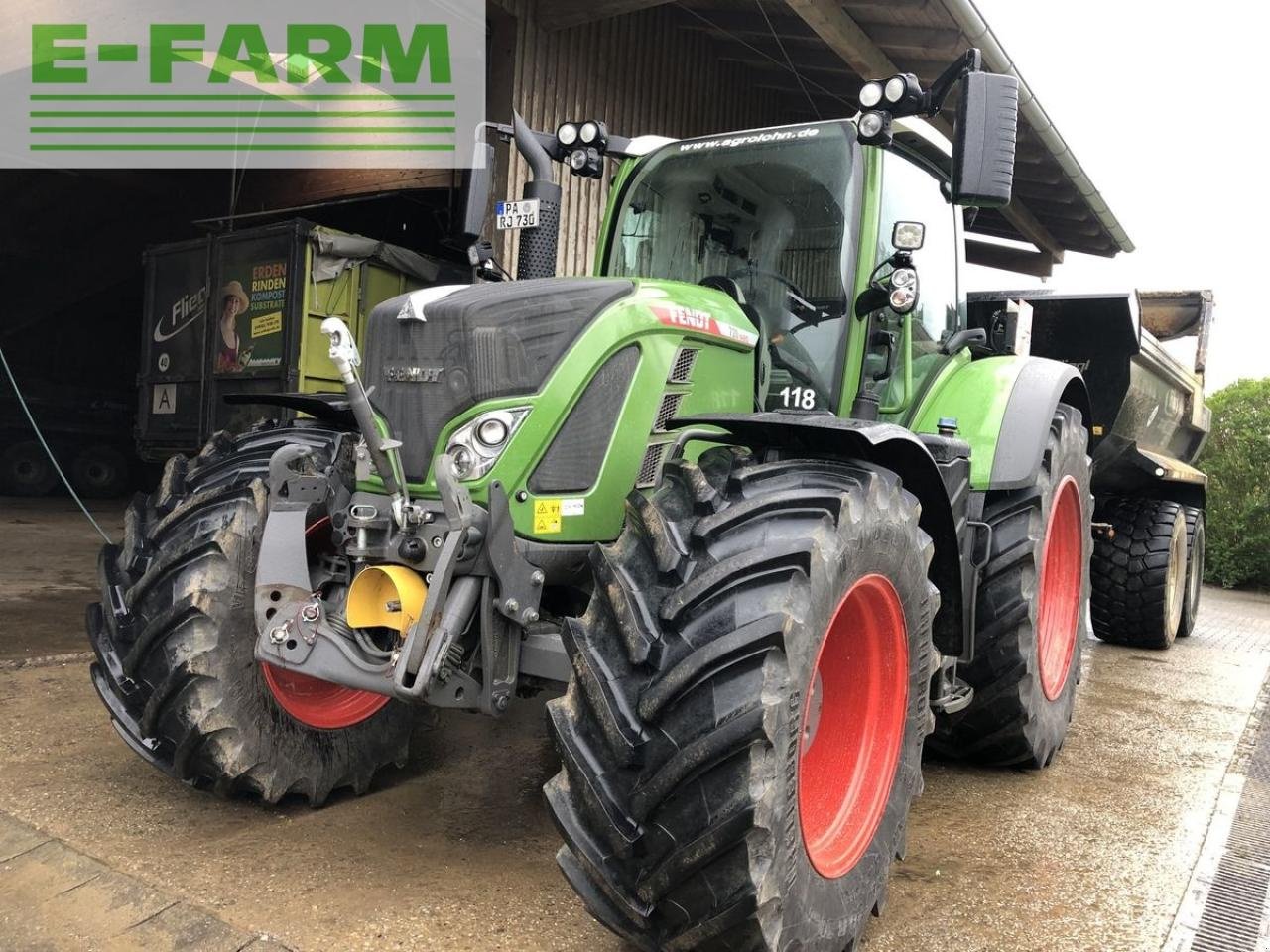 Traktor du type Fendt 720 vario profi Profi, Gebrauchtmaschine en NEUKIRCHEN V. WALD (Photo 1)