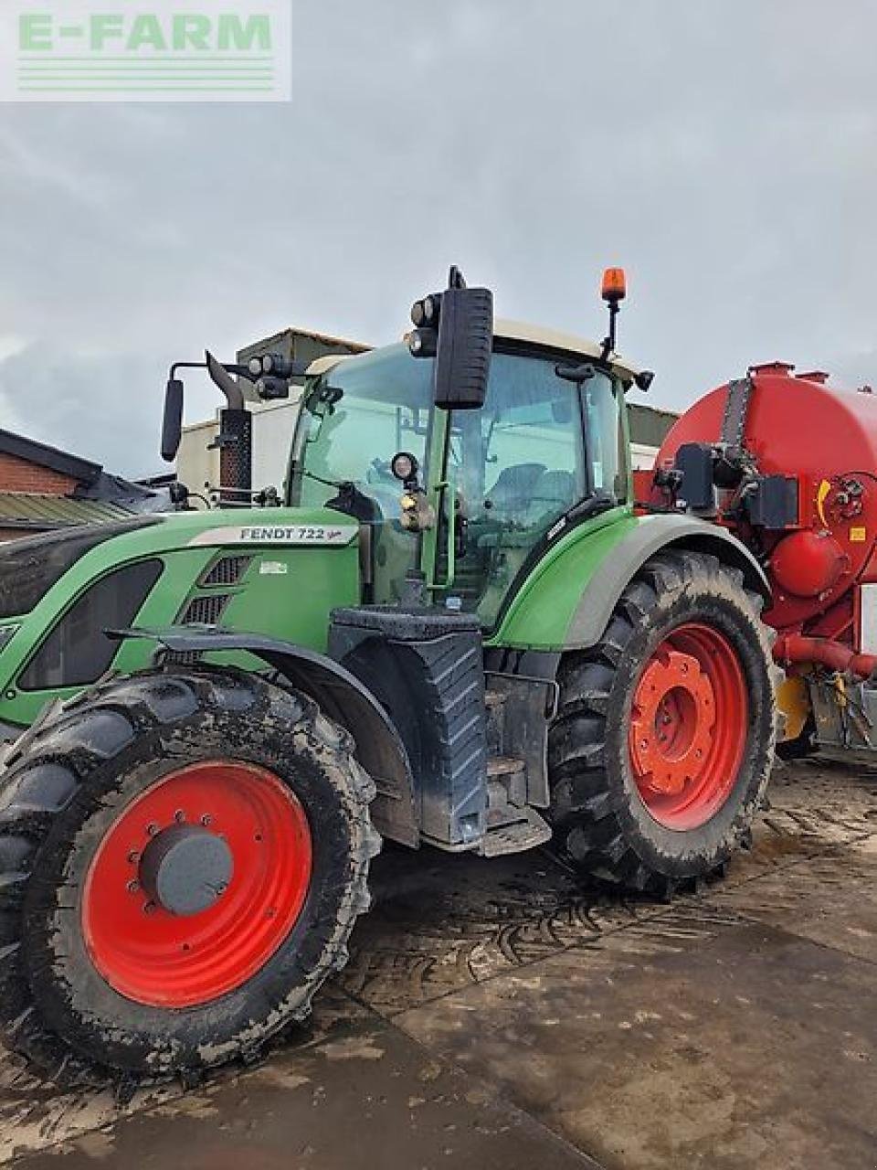 Traktor Türe ait Fendt 722 scr profi, Gebrauchtmaschine içinde gg VEGHEL (resim 3)