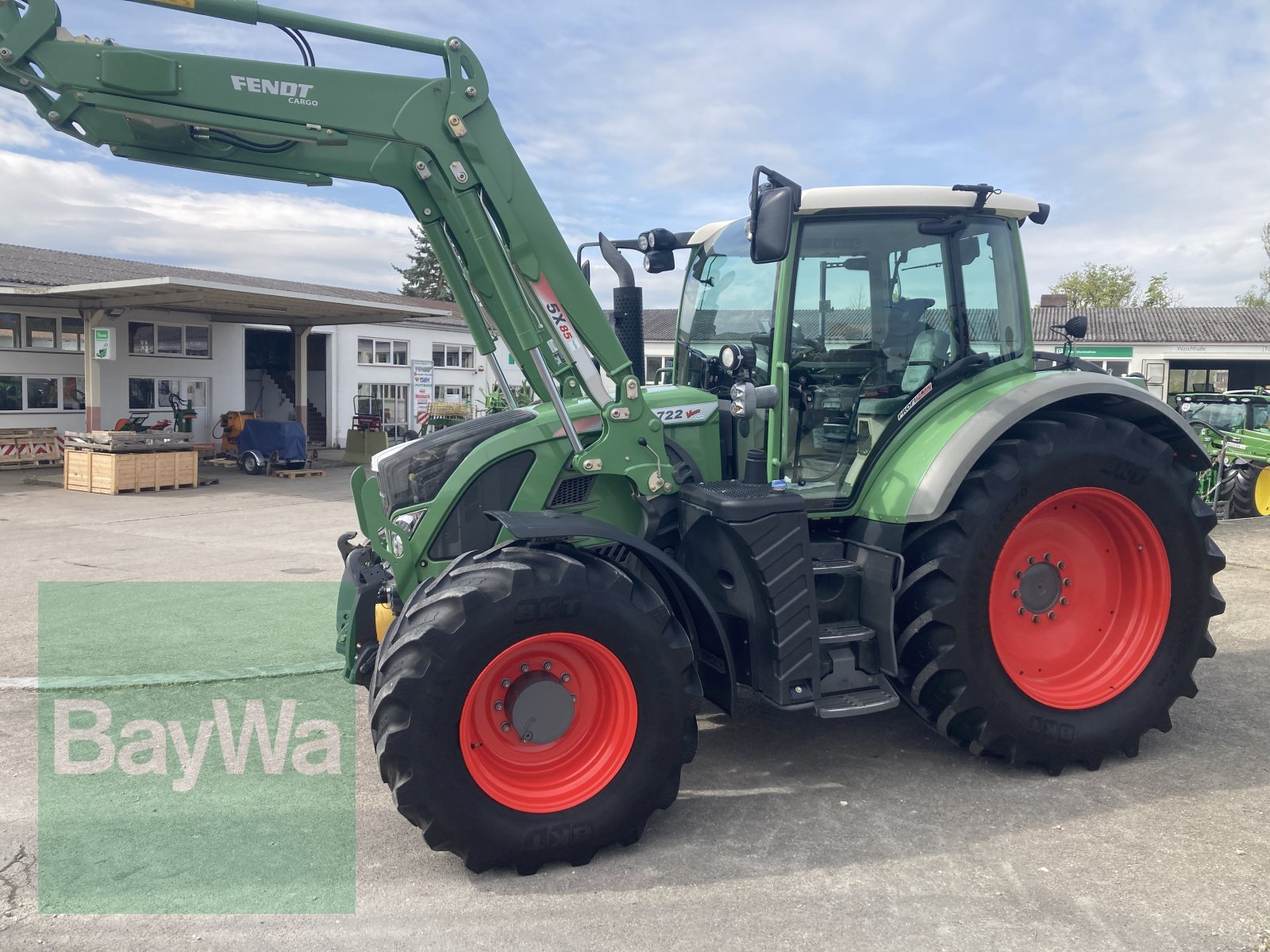 Traktor des Typs Fendt 722 SCR ProfiPlus + Cargo 5X85, Gebrauchtmaschine in Dinkelsbühl (Bild 5)