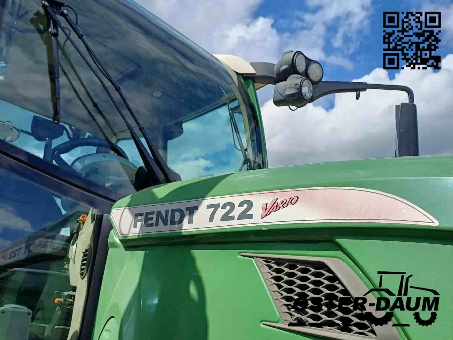 Traktor του τύπου Fendt 722 Vario Profi, Gebrauchtmaschine σε Kaisersesch (Φωτογραφία 8)