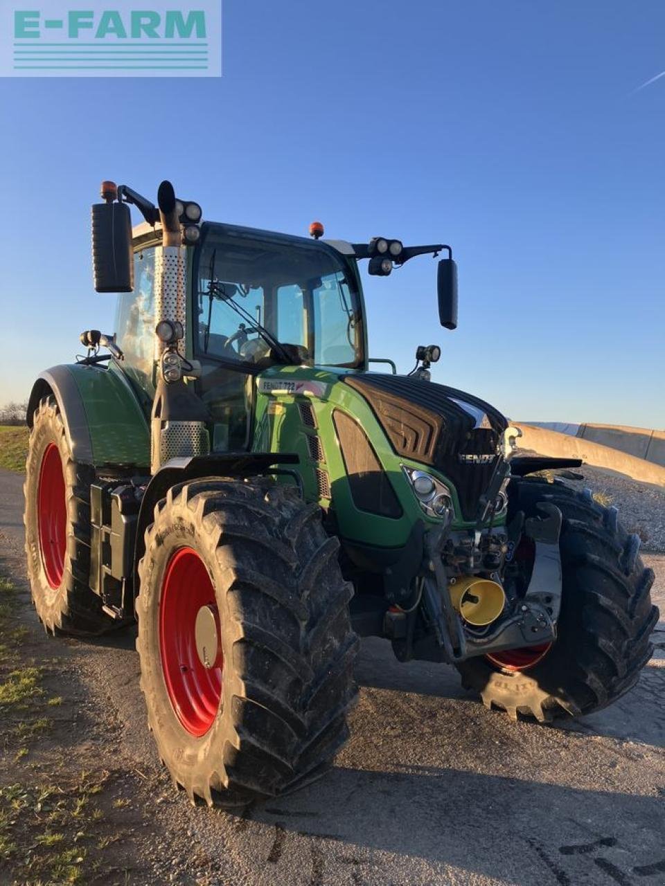 Traktor типа Fendt 722, Gebrauchtmaschine в Hamburg (Фотография 4)