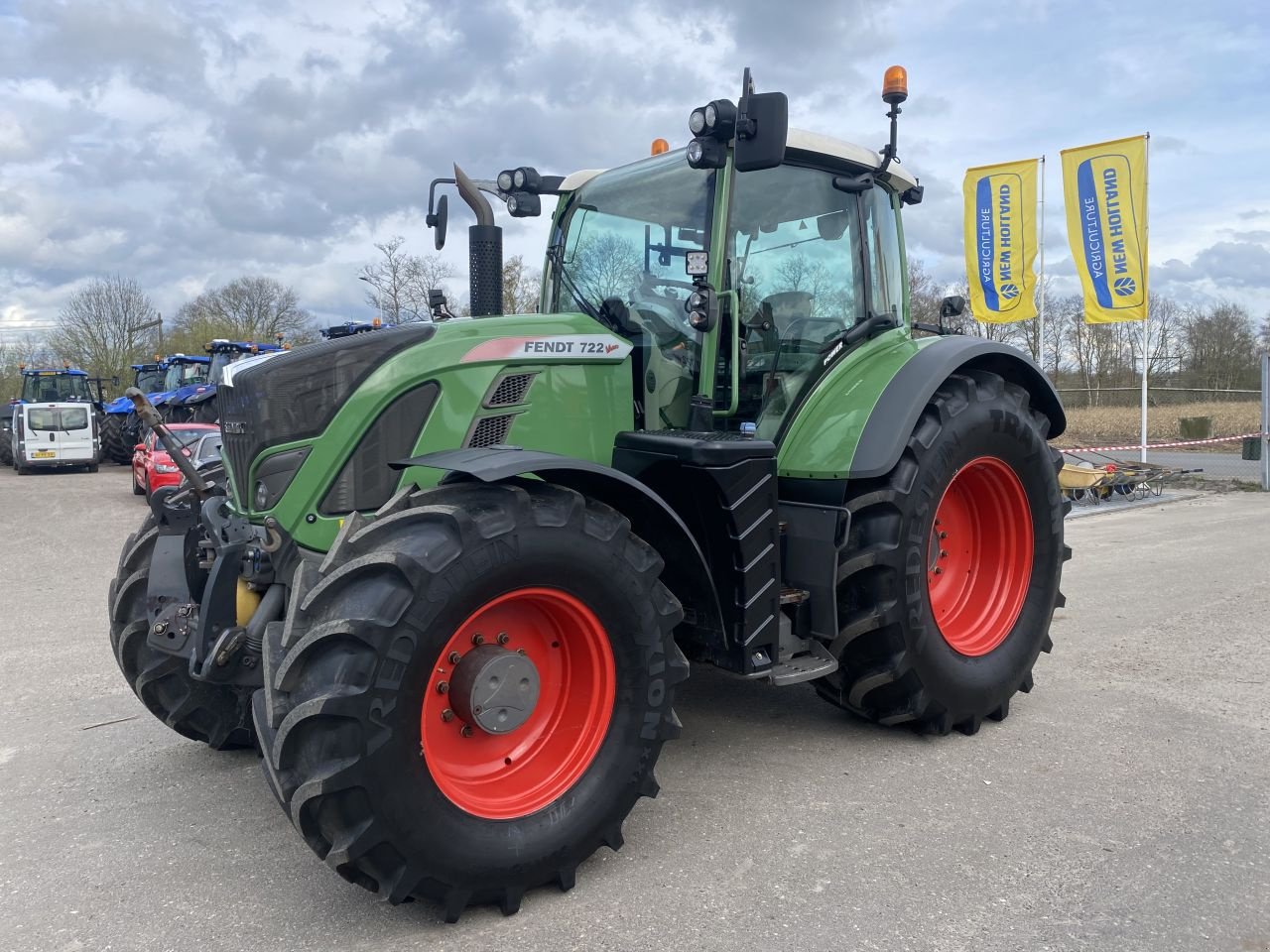 Traktor Türe ait Fendt 722, Gebrauchtmaschine içinde Heerenveen (resim 7)