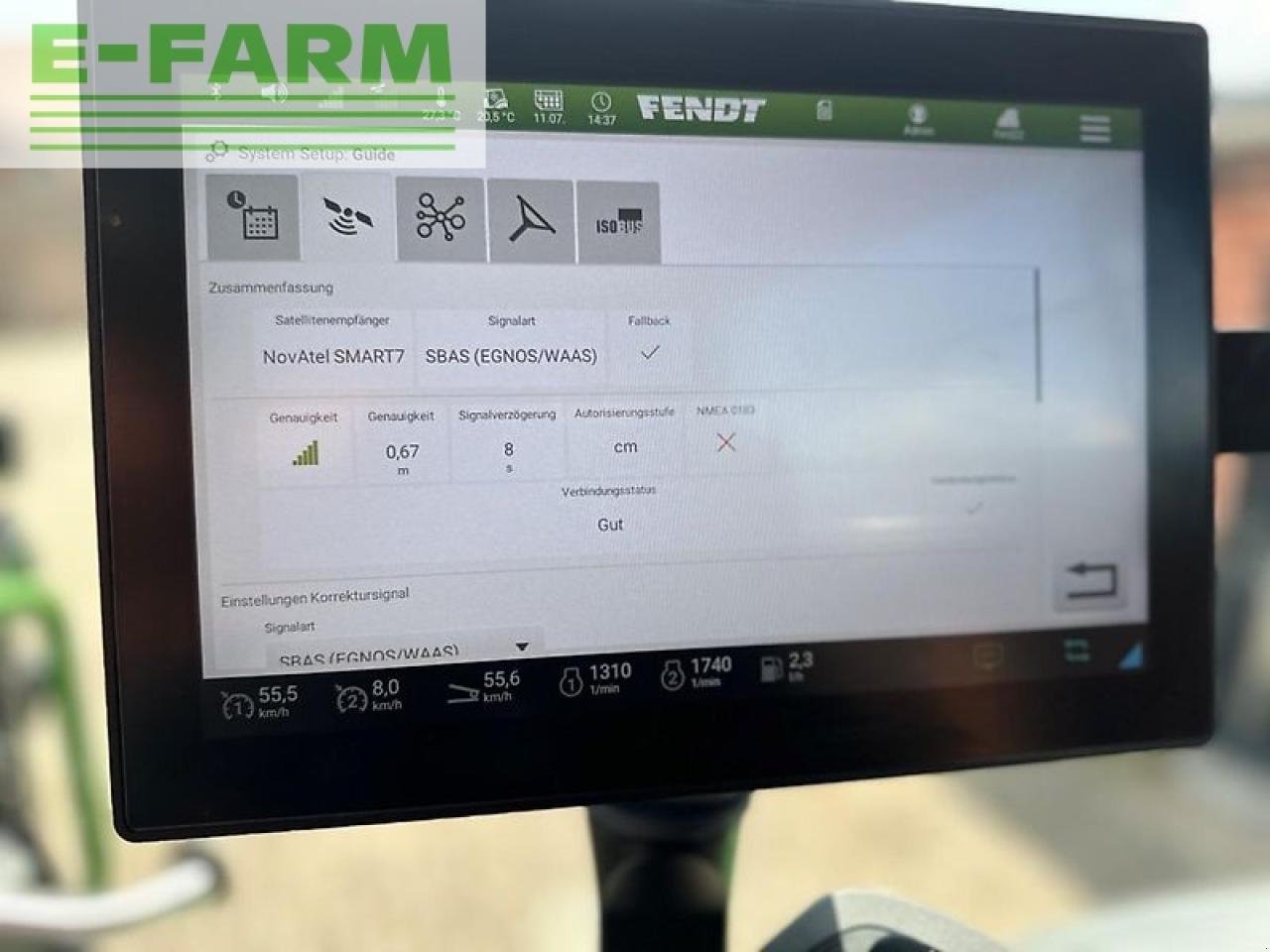 Traktor Türe ait Fendt 724 726 728 vario gen7 profi plus ProfiPlus, Gebrauchtmaschine içinde STADTHAGEN (resim 17)