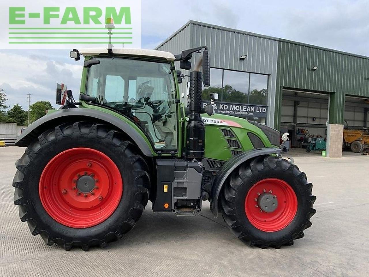 Traktor Türe ait Fendt 724 profi plus tractor (st18970), Gebrauchtmaschine içinde SHAFTESBURY (resim 1)