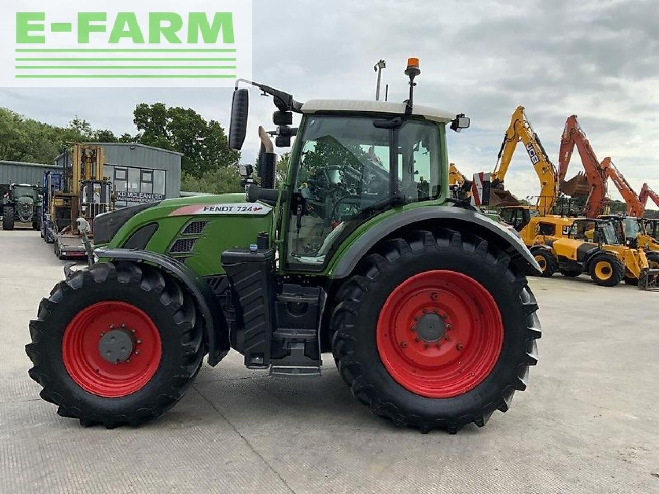 Traktor Türe ait Fendt 724 profi plus tractor (st18970), Gebrauchtmaschine içinde SHAFTESBURY (resim 5)