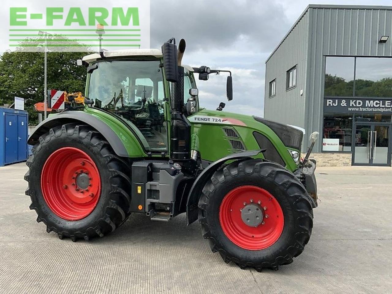 Traktor Türe ait Fendt 724 profi plus tractor (st18970), Gebrauchtmaschine içinde SHAFTESBURY (resim 9)