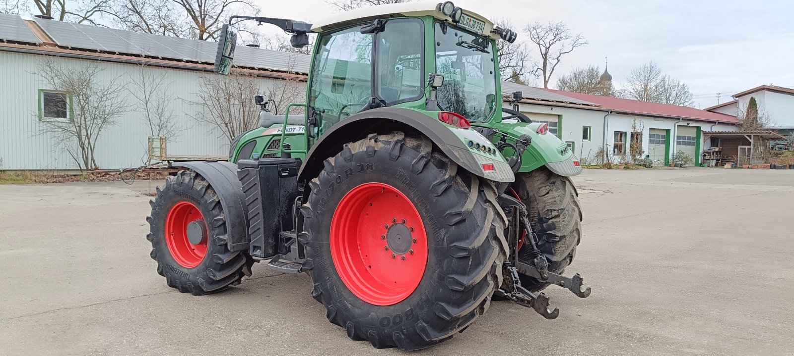 Traktor Türe ait Fendt 724 Vario Profi, Gebrauchtmaschine içinde Gundelfingen (resim 12)