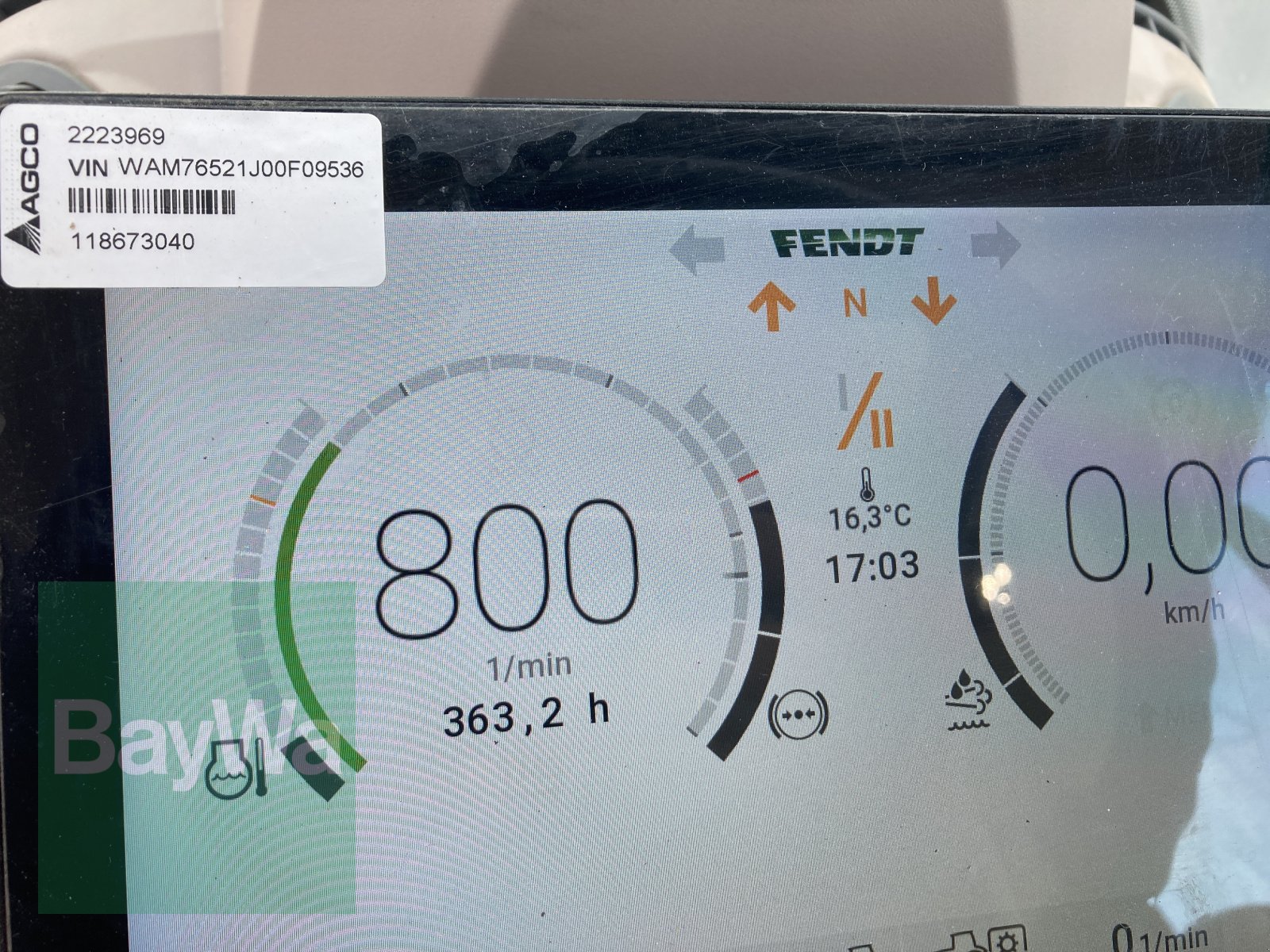 Traktor Türe ait Fendt 724 Vario ProfiPlus Gen6, Gebrauchtmaschine içinde Dinkelsbühl (resim 12)