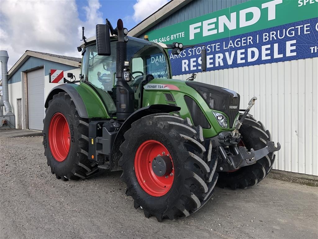 Traktor Türe ait Fendt 724 Vario S4 Profi Plus Nye dæk, Gebrauchtmaschine içinde Rødekro (resim 5)