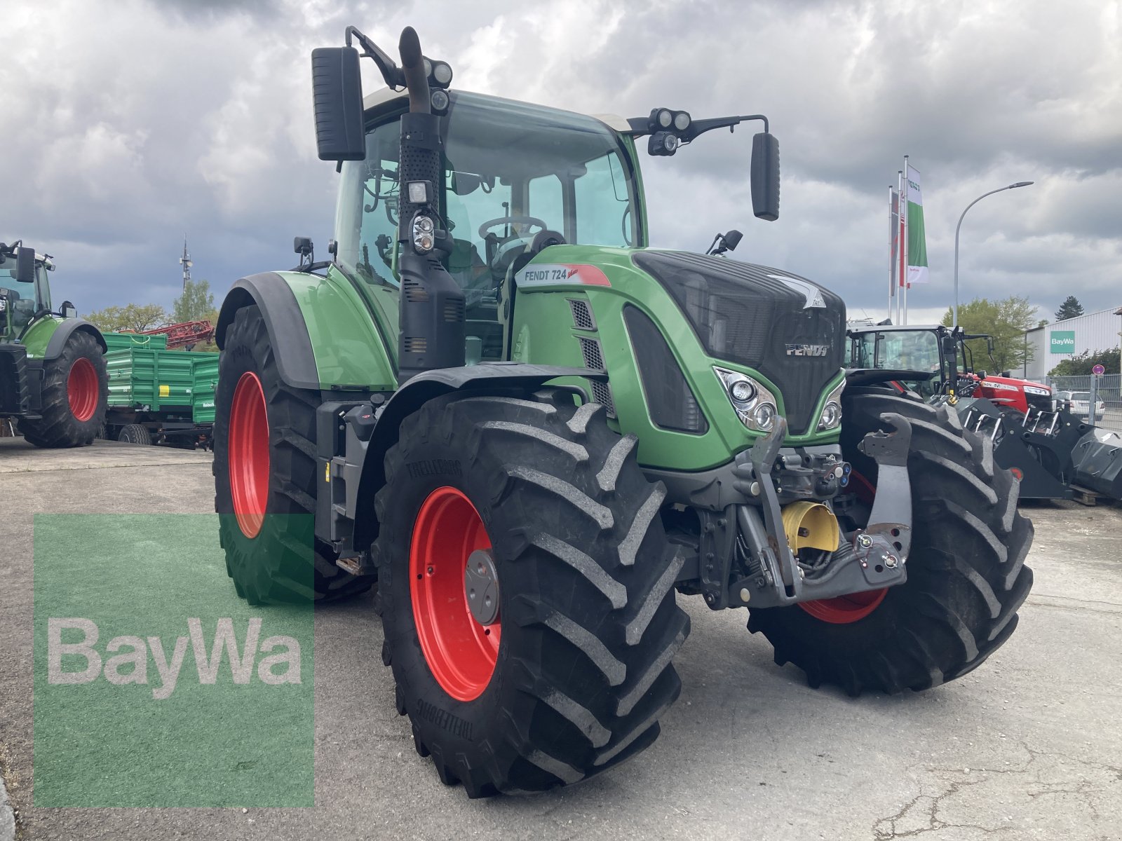 Traktor typu Fendt 724 Vario S4 ProfiPlus Topcon RTK Austauschmotor, Gebrauchtmaschine w Dinkelsbühl (Zdjęcie 2)